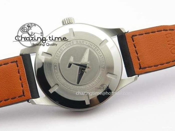 MIROTIME 0310 Mark XVIII IW327002 SS Mk Maker Best Edition White Dial On Black Leather Strap A SunProtective 7298